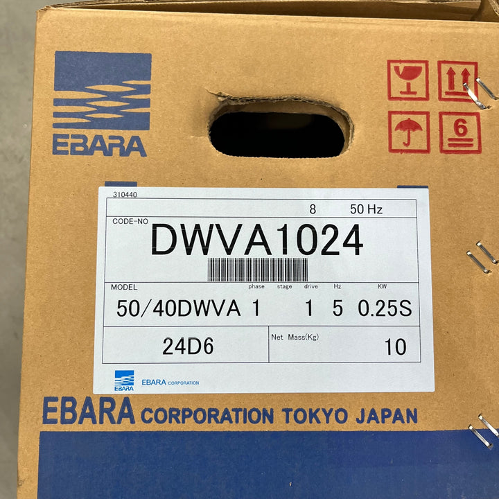 [50DWVA5.25B] エバラ/荏原 樹脂製汚水・汚物用水中ポンプ 自動形 50Hz【川口店】