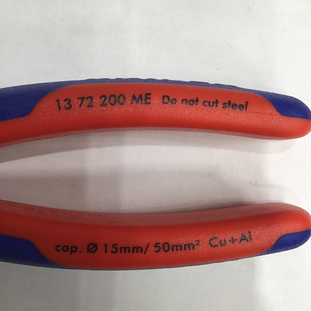 クニペックス(KNIPEX) 電工用多機能プライヤー　コンフォートグリップ　1372-200ME【中古品】