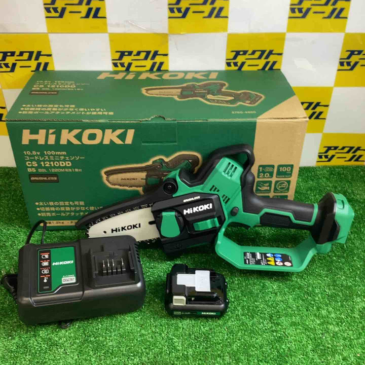 ★ハイコーキ(HIKOKI ※旧:日立工機) コードレスチェンソー CS1210DD(BS)【越谷店】
