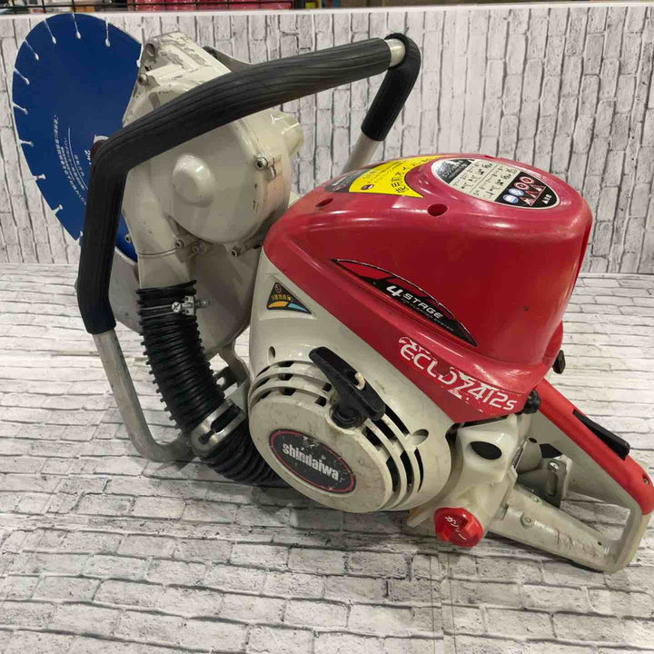 【店頭受取り限定】新ダイワ エンジンカッター 集塵タイプ【ターボクリーン】 ECLD7412S-CD【川口店】