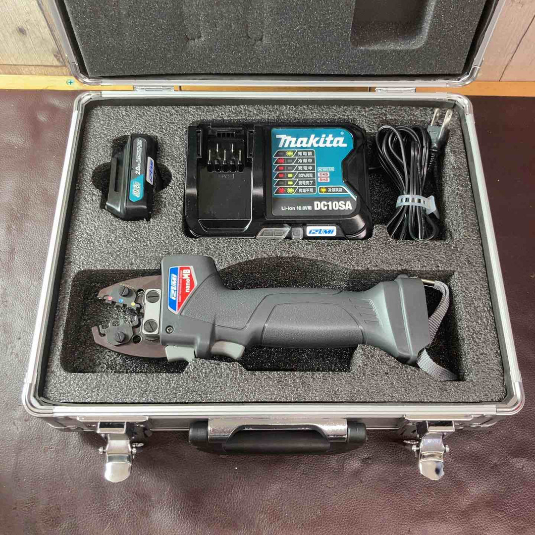 【中古美品】 泉精器(IZUMI) コードレス圧着機 nanoMB バッテリー・充電器・ケース付【東大和店】