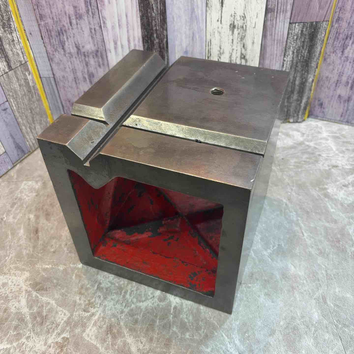 ◇メーカー不明 V溝付桝形ブロック 型式不明 207mm×207mm【八潮店】