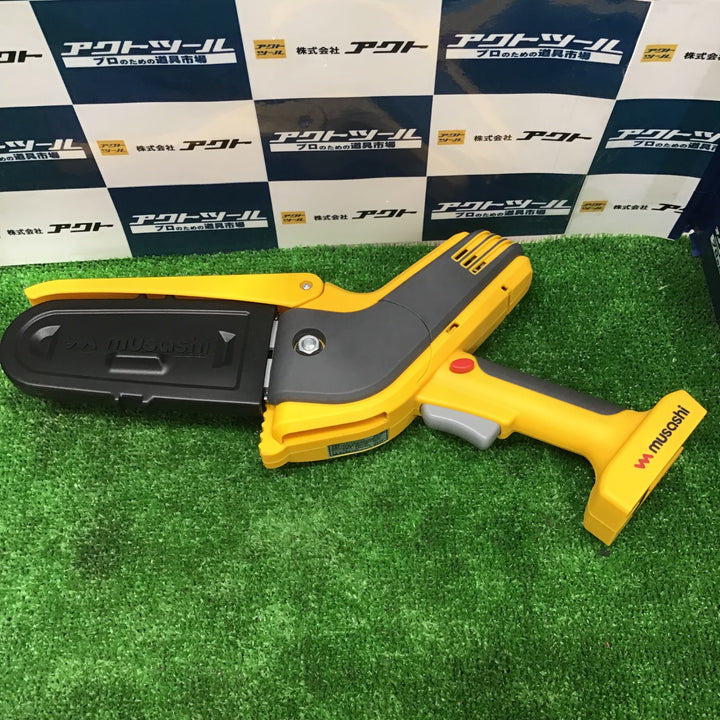 ムサシ 充電式ハンディチェーンソー HSC-6000 充電器バッテリーセット 【草加店】