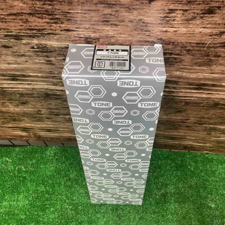 ◇トネ(TONE) ソケットレンチセット 差込角12.7mm(1/2") 770M 内容16点 シルバー【川越店】