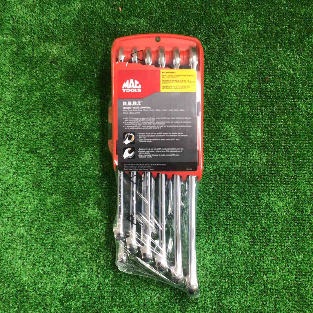 MACTOOLS/マックツールズ 14Pc. MM RBRT™ コンビネーション レンチ セット  6 ポイント SCLM14RBRT【町田店】