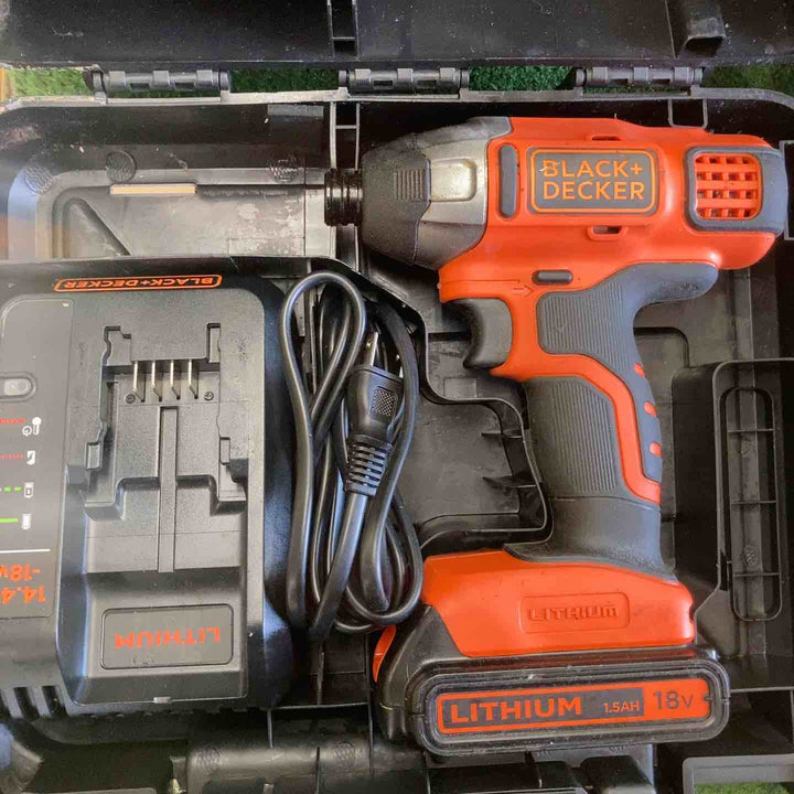 ブラックアンドデッカー(BLACK+DECKER) 18Vインパクトドライバー・ドリルドライバー　BPCI18とBDCDD186K　【町田店】