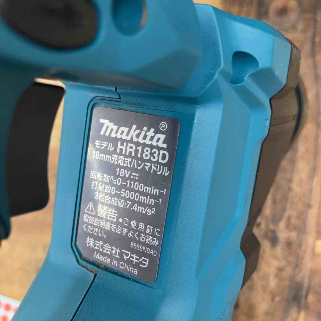 ★マキタ(makita) コードレスハンマドリル HR183DZK【柏店】
