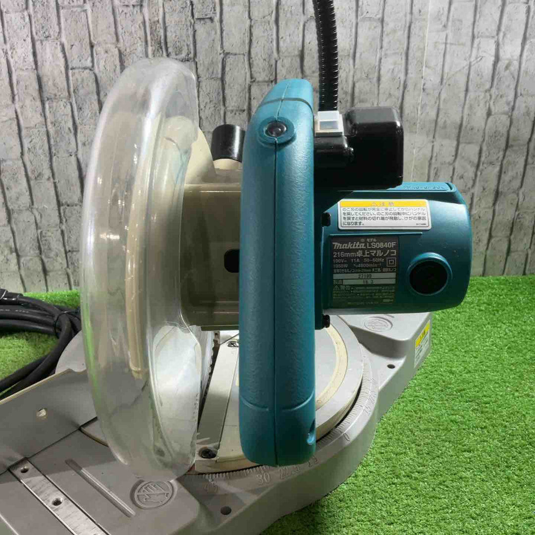 ☆マキタ(makita) 卓上マルノコ 216mm LS0840F 動作確認済【川口店】