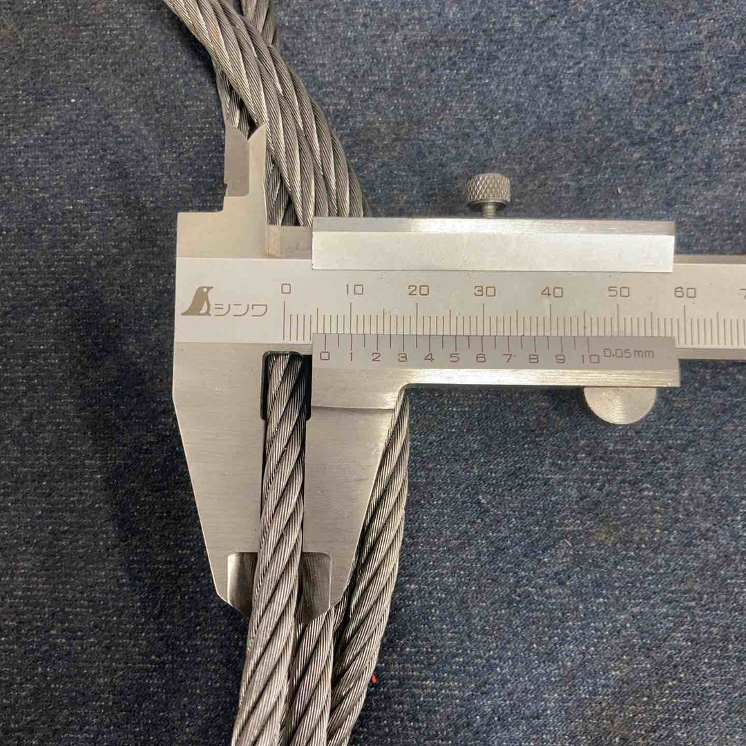 【未使用品】◇TAIYO 2本吊り ワイヤースリング 6ｍ/ｍｘ1.5Ｍ 0.35ｔ【八潮店】