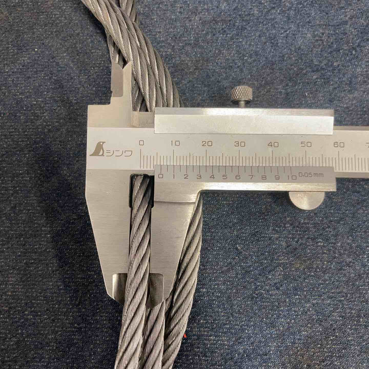 【未使用品】◇TAIYO 2本吊り ワイヤースリング 6ｍ/ｍｘ1.5Ｍ 0.35ｔ【八潮店】