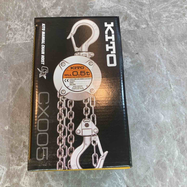 【未使用品】KITO キトー 0.5t チェーンブロック CX005 【八潮店】