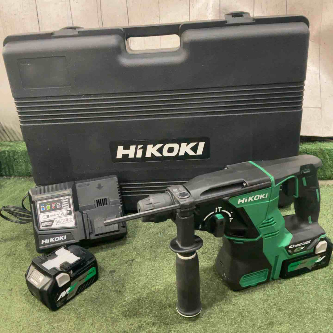 ★ハイコーキ(HIKOKI ※旧:日立工機) コードレスハンマドリル DH36DPA(2XP) 36V 動作確認済【川口店】