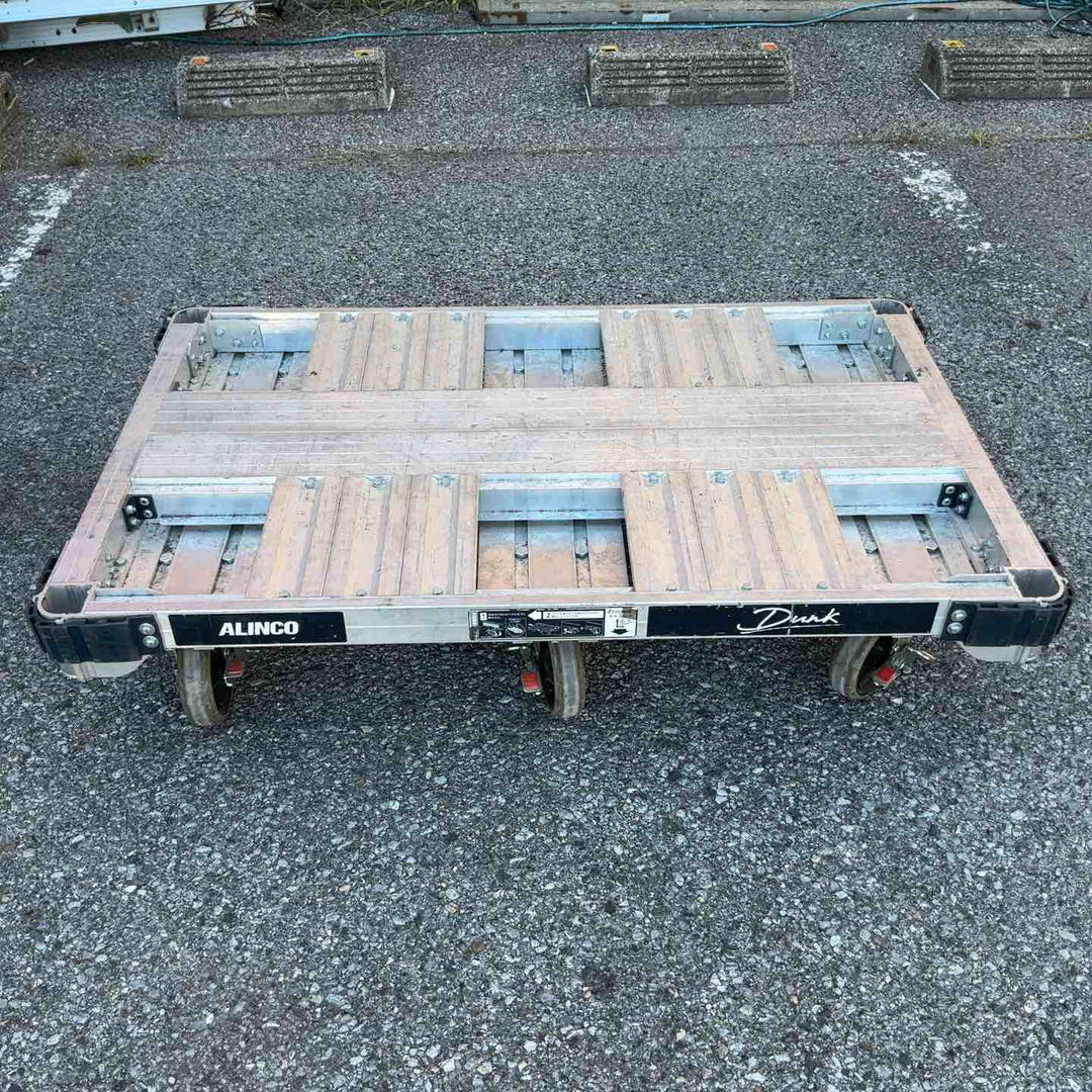 【店頭受取り限定】アルインコ 台車 6輪 1t 平台車 ダンク MTR1000 750x1200mm アルミ製 方向規制機能付 最大積載質量1000kg【草加店】