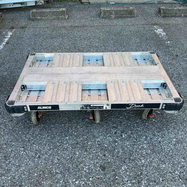【店頭受取り限定】アルインコ 台車 6輪 1t 平台車 ダンク MTR1000 750x1200mm アルミ製 方向規制機能付 最大積載質量1000kg【草加店】
