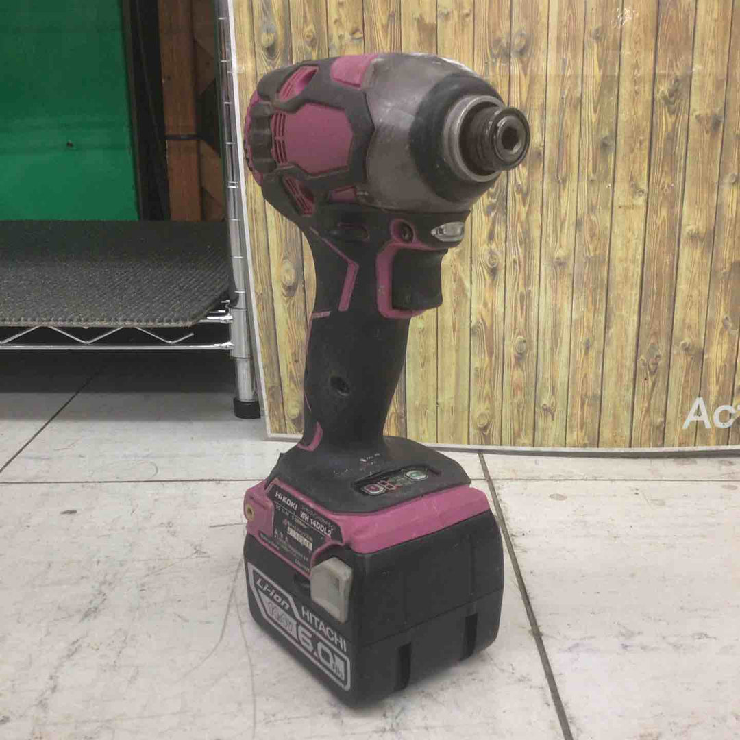 【中古品】 ハイコーキ/HIKOKI コードレスインパクトドライバー WH14DDL2(2LYPK)(R) 【鴻巣店】