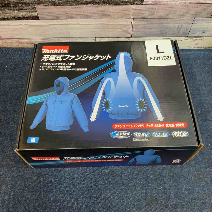 ◇マキタ(Makita) 充電式ファンジャケットLサイズ (フード付) FJ311DZL【八潮店】