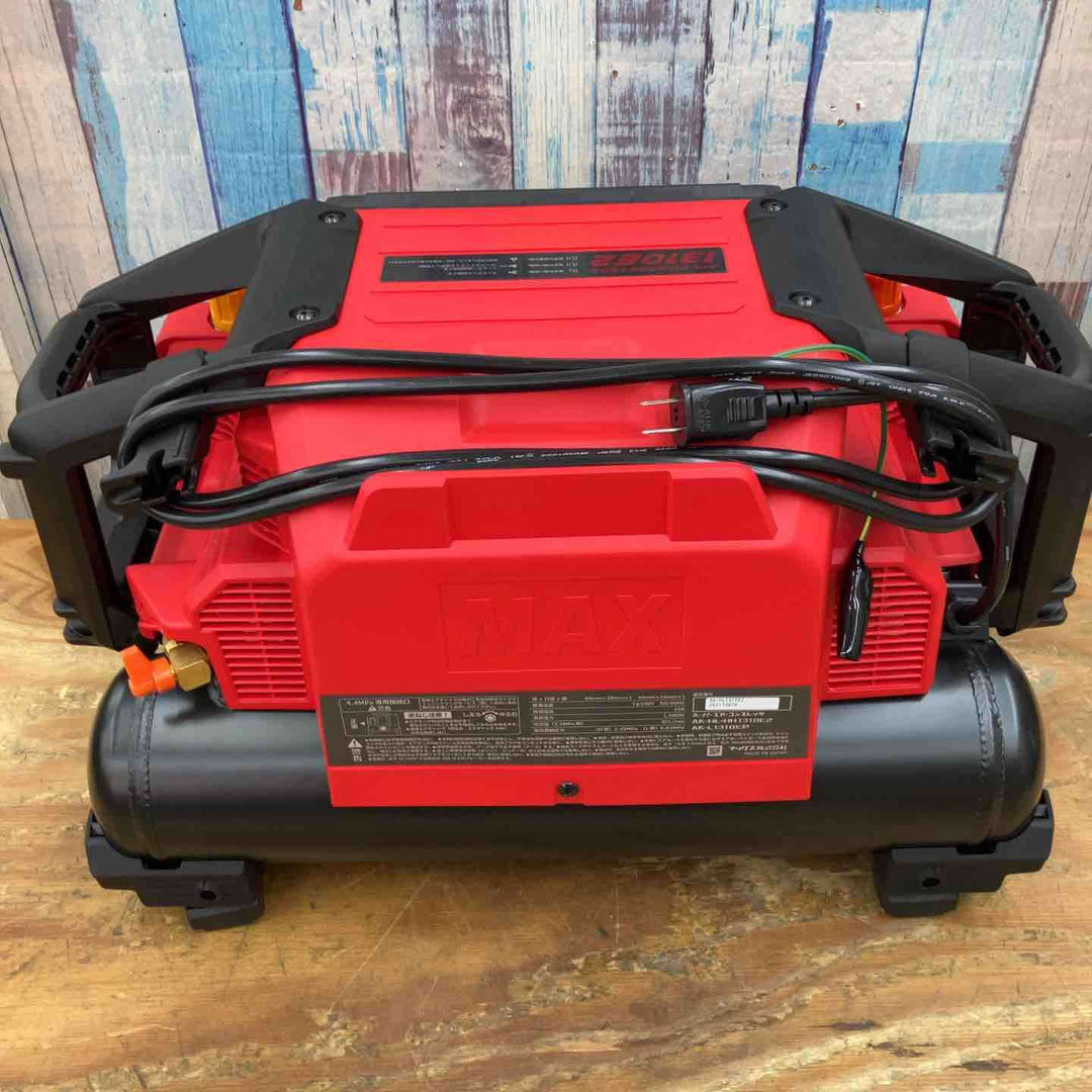 ★マックス(MAX) 高圧常圧兼用エアコンプレッサー AK-HL1310E2_レッド【岩槻店】