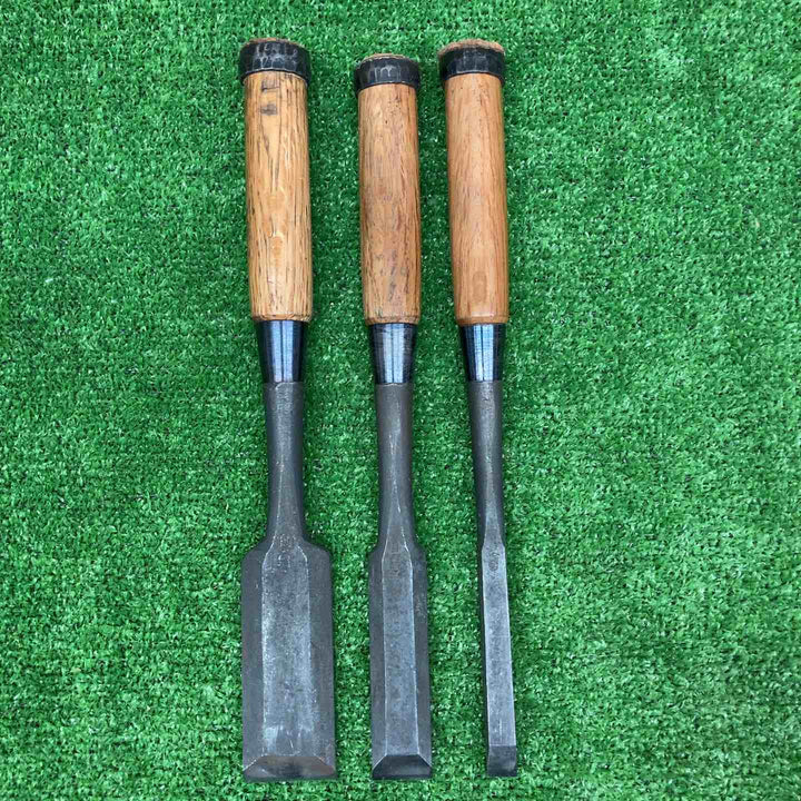 【中古・現状品】 鑿 のみ 正道 銘 3本組 【鴻巣店】