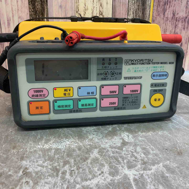 ◇共立/KYORITSU 全天候型配電用万能測定器 MODEL6030 保証なし【八潮店】