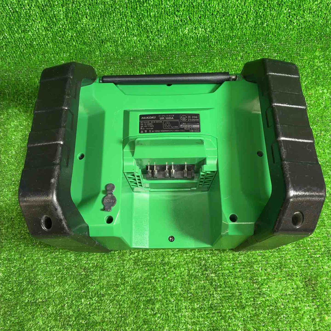 【中古品】 ハイコーキ (HIKOKI ※旧:日立工機) コードレスラジオ UR18DA(NN) 【藤沢店】