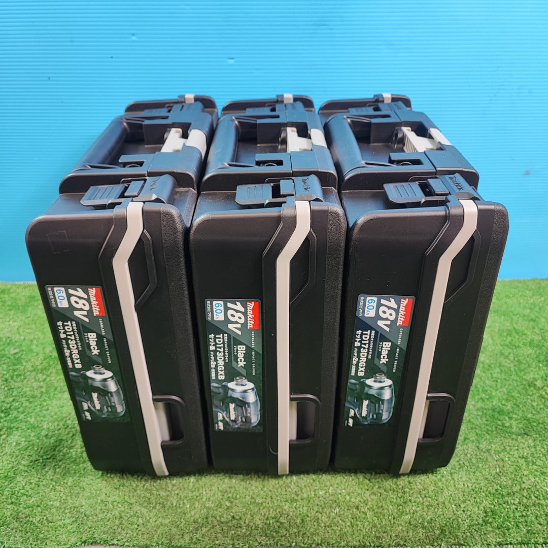 【未使用品(店頭展示品)】マキタ(makita) 充電式インパクトドライバ TD173DRGXB 黒色3台セット