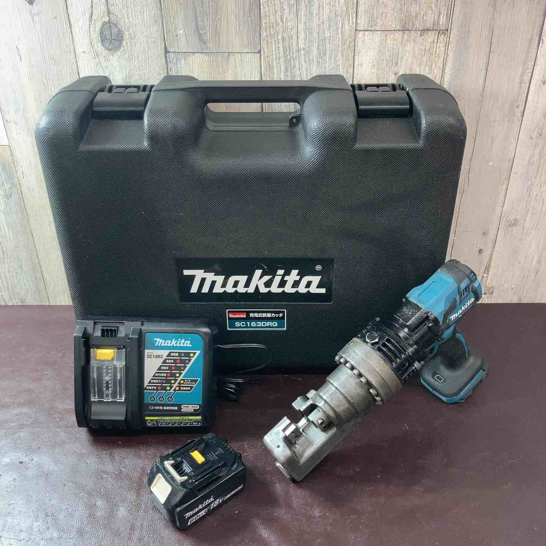 【中古品】マキタ(makita) コードレス鉄筋カッター SC163DZK バッテリー・充電器付属【東大和店】