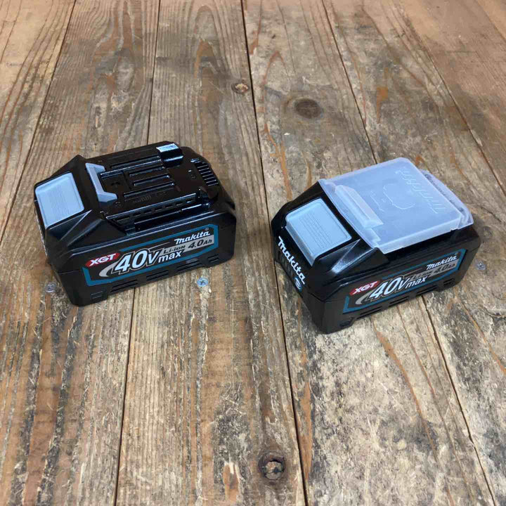マキタ makita リチウムイオンバッテリー 40Vmax/4.0Ahバッテリー 2点 まとめ [充電回数1回.3回]【所沢店】