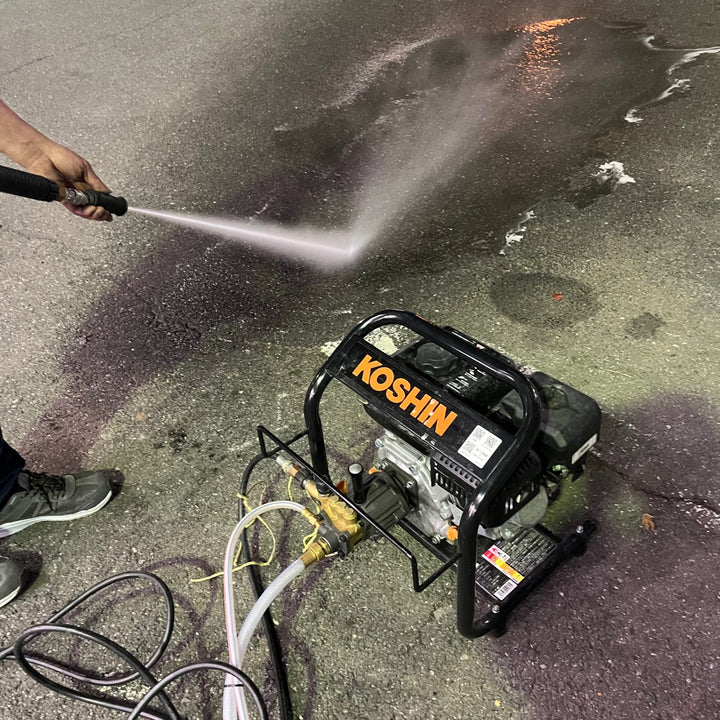 【店頭受取り限定】◇工進 エンジン式高圧洗浄機 14mpa 据置タイプ JCE-1408U【岩槻店】