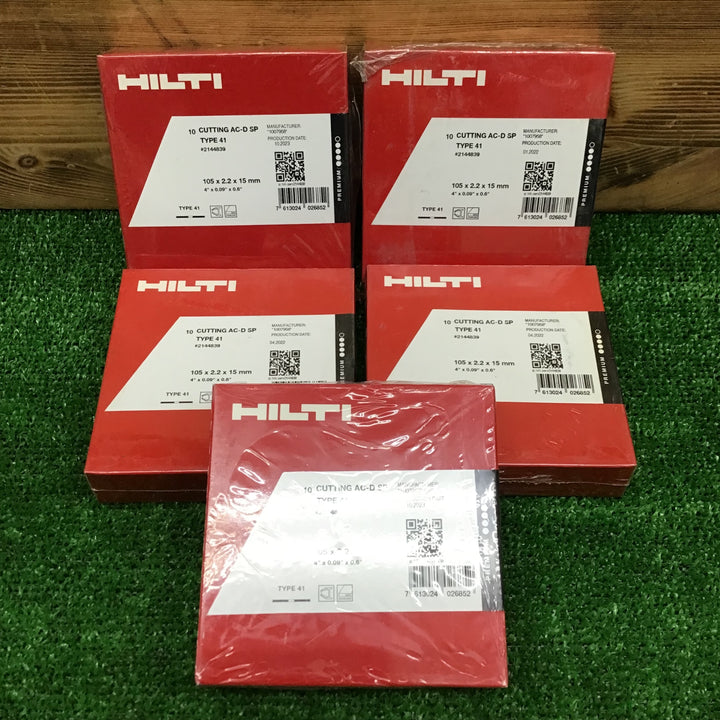 【現状品】 ヒルティ/HILTI 切断砥石 AC-D SP TYPE41 #2144839 ※5箱セット 【鴻巣店】