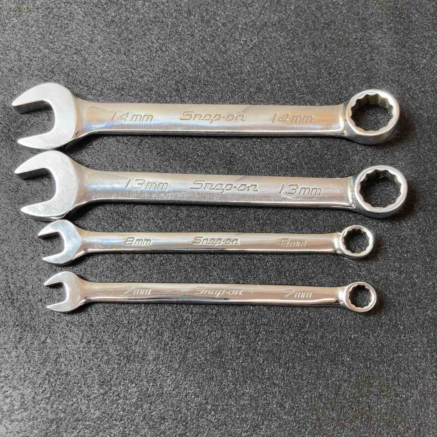 【中古品】 スナップオン(Snap-on) OEXM7B OEXM8B OEXM13B OEXM14B コンビネーションレンチ4本セット 【東大和店】 中古品】 スナップオン(Snap-on) OEXM7B OEXM8B OEXM13B OEXM14B