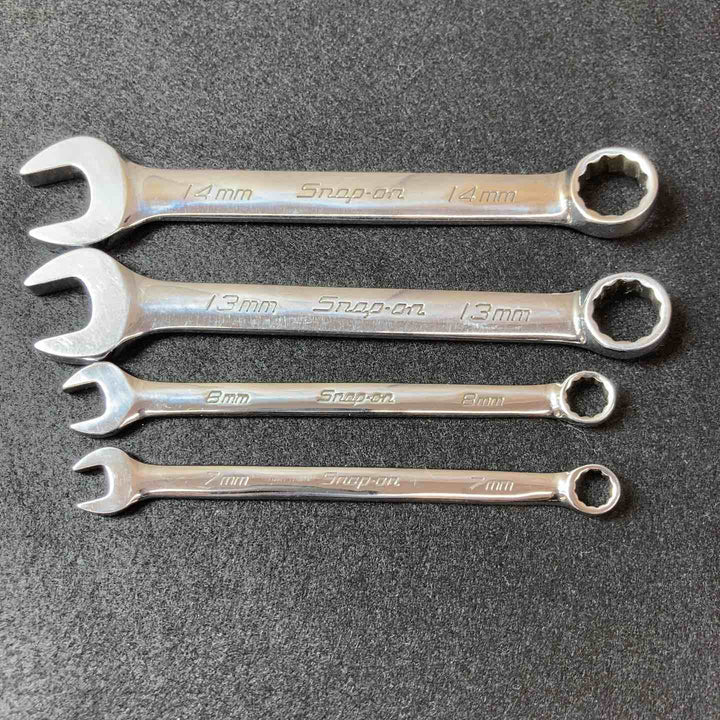 【中古品】 スナップオン(Snap-on) OEXM7B OEXM8B OEXM13B OEXM14B コンビネーションレンチ4本セット 【東大和店】