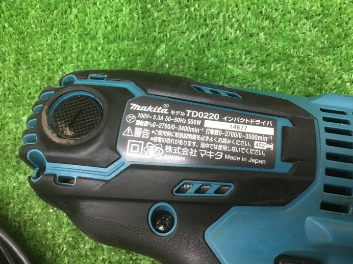 ☆マキタ(makita) インパクトドライバ TD0220【富山店】◇A