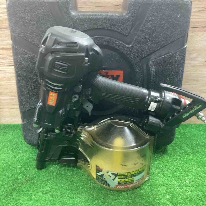 ◇MAX　釘打ち機　スーパーネイラ　ブラック【限定色】　HN-75N4(D)-BK【町田店】