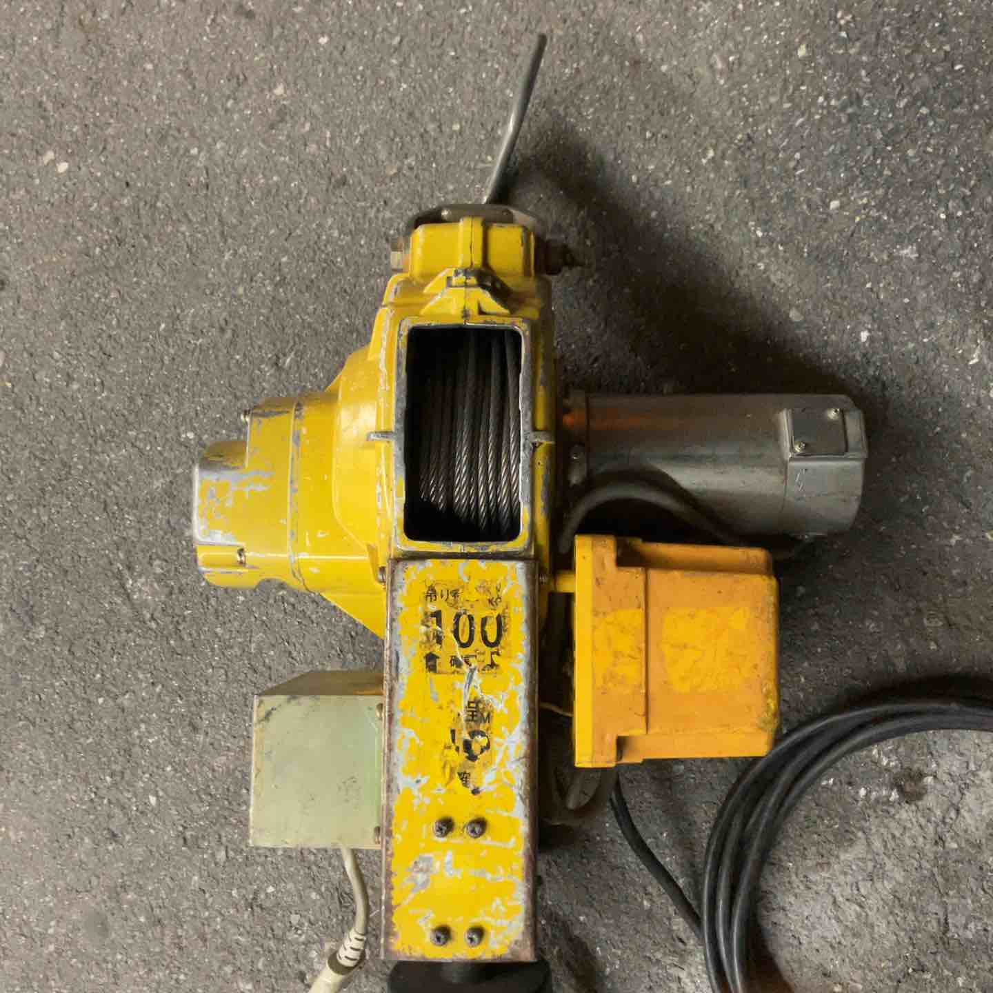 ☆☆　中古　電動ウインチ トーヨーコーケン　☆☆　TKK リモコン付き 200V【作動確認済】（00422） 中古品】 トーヨーコーケン/TKK 電動ウインチ・BH-740 【桶川店