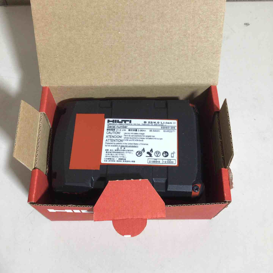 ★ヒルティ(Hilti) リチウムイオンバッテリー B22 4.0 22V【戸田店】
