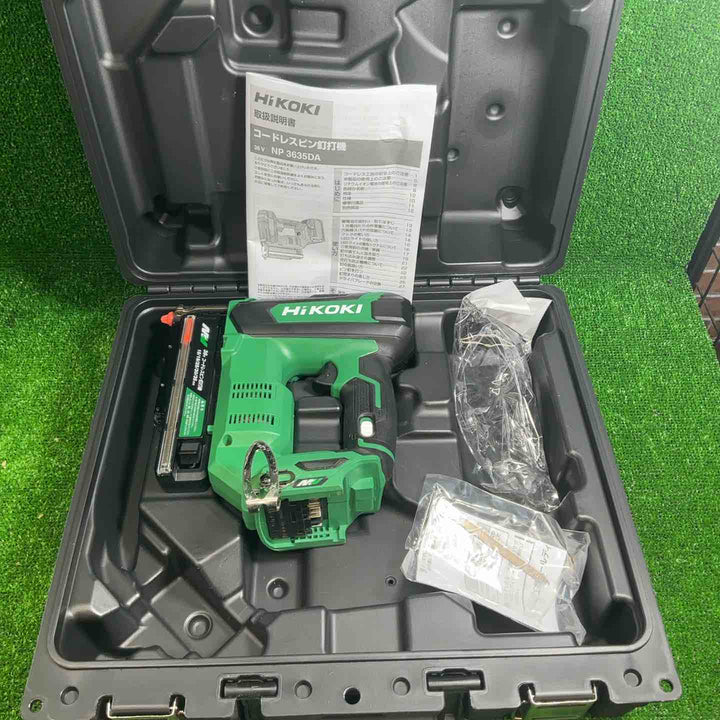 ★ハイコーキ(HIKOKI ※旧:日立工機) コードレスピンネイラ NP3635DA(NNK)【藤沢店】