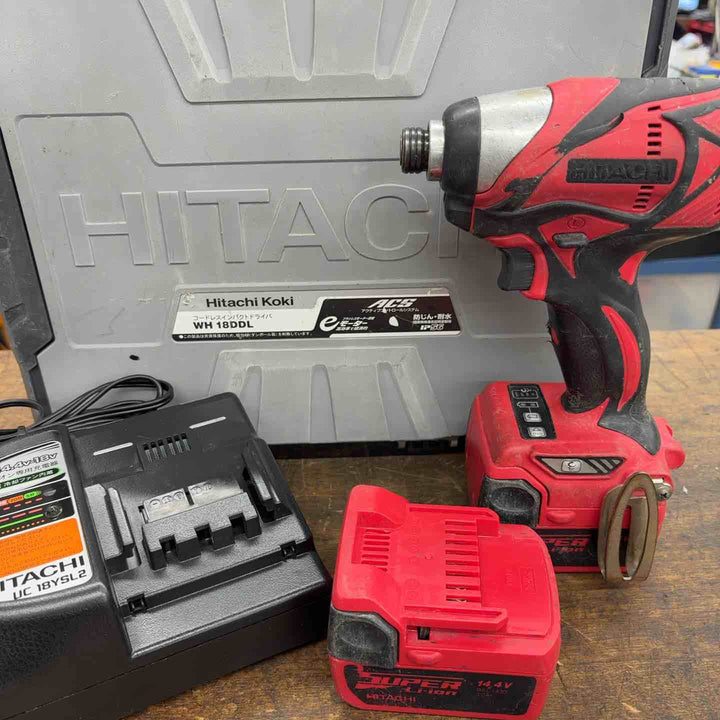 ★ハイコーキ(HIKOKI ※旧:日立工機) コードレスインパクトドライバー WH14DBAL(2LSCK)(R)【八潮店】