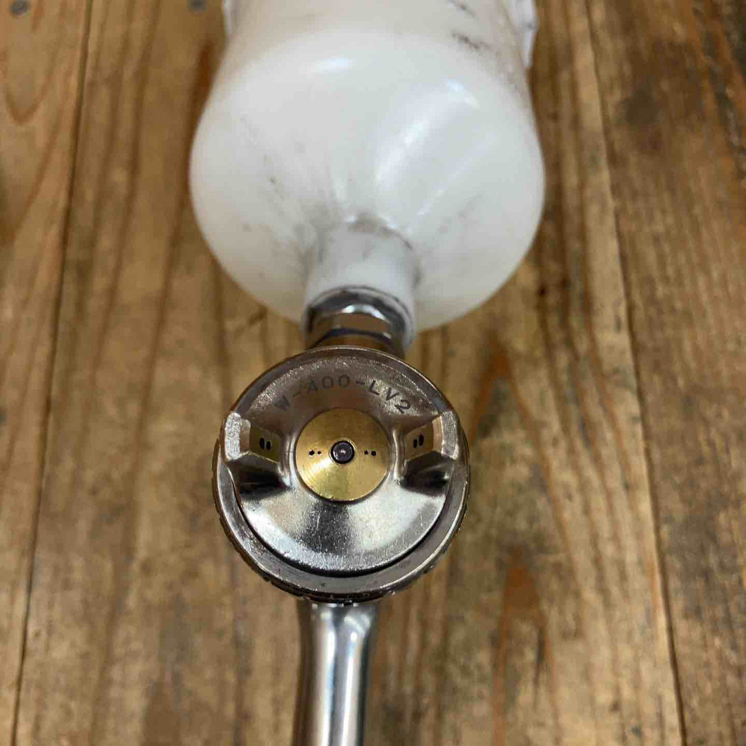 アネスト岩田 塗装 スプレーガン W-400 ノズル口径1.4mm 重力式 カップ付  ※エア通しのみ確認【所沢店】