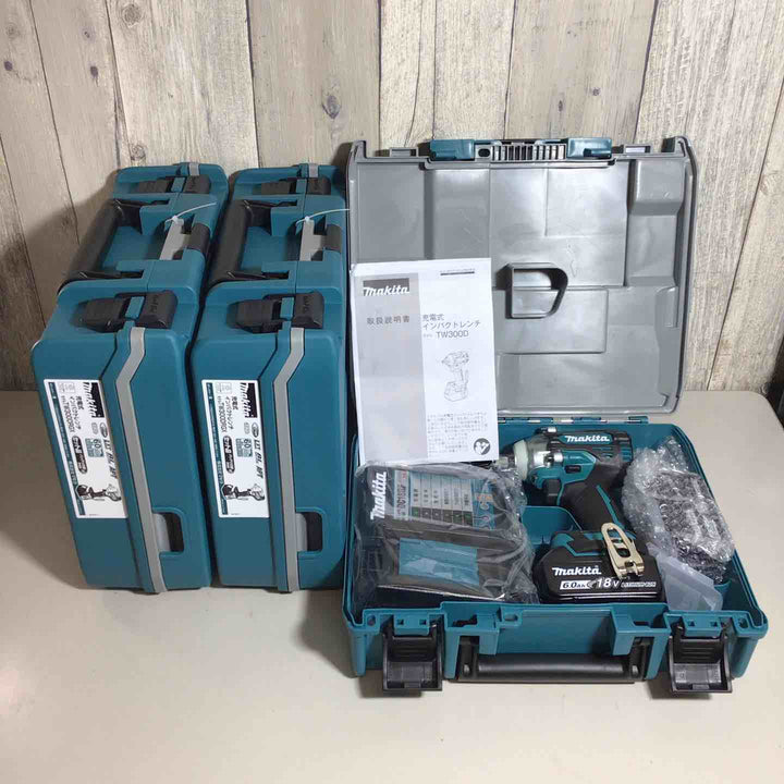 【未使用品】 マキタ makita  コードレス インパクトレンチ TW300DRGX 3台セット 【戸田店】