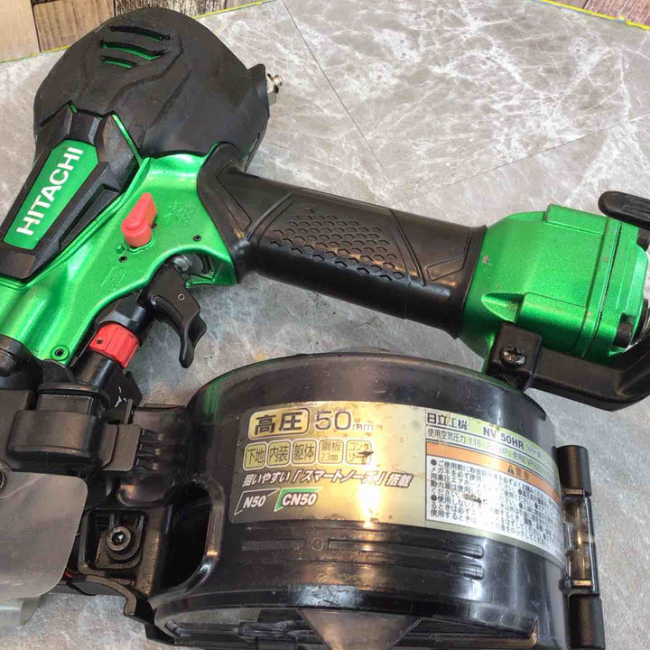★ハイコーキ(HIKOKI ※旧:日立工機) 高圧エア釘打ち機 NV50HR(NL)【八潮店】