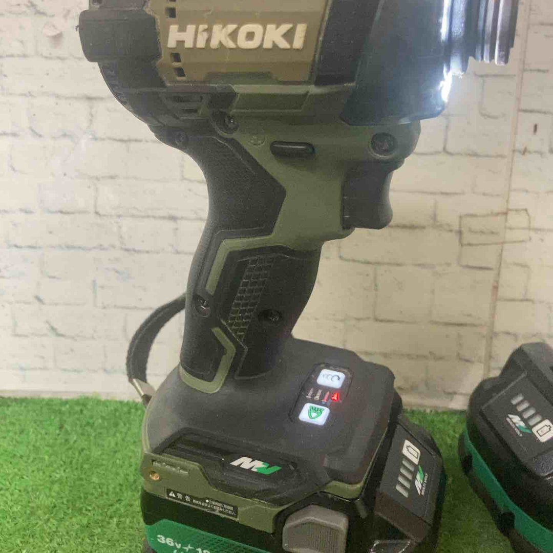 ★ハイコーキ(HIKOKI ※旧:日立工機) コードレスインパクトドライバ フォレストグリーン WH36DD(2XHGSZ)【町田店】