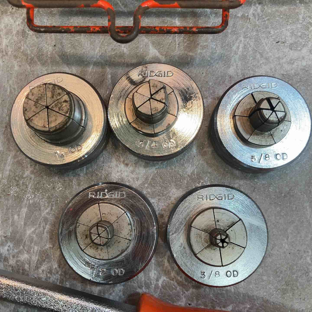 【中古品】RIDGID リジッド モデルK チューブエキスパンダーセット 拡管加工 コマ5個付き【八潮店】