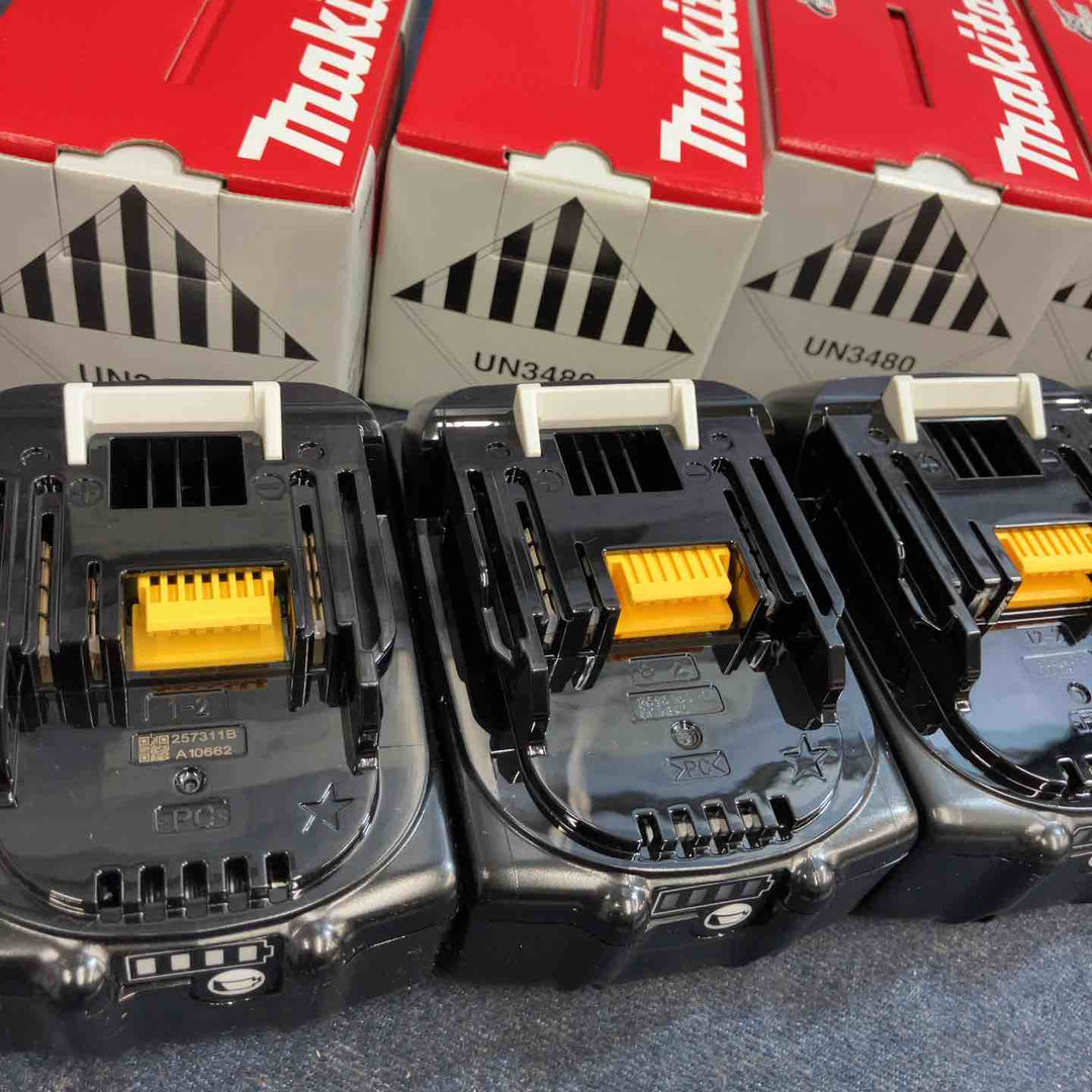 マキタ(makita) リチウムイオンバッテリー 18V/6.0Ah BL1860B 5個セット【八潮店】
