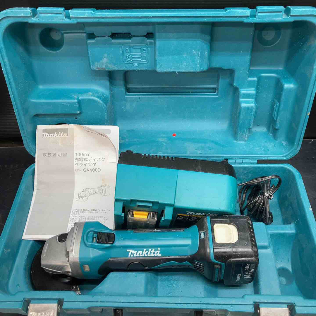 ☆マキタ(makita) 100mmコードレスディスクグラインダー GA400DRF【川越店】