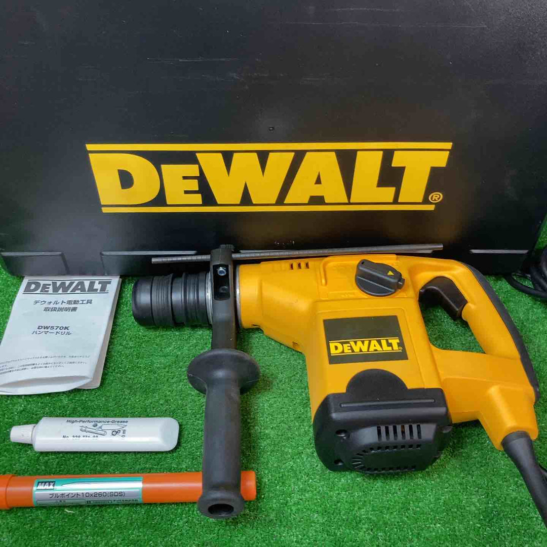 【美品】◇デウォルト(DEWALT) ハンマドリル DW570K ブルポイントおまけ付【岩槻店】
