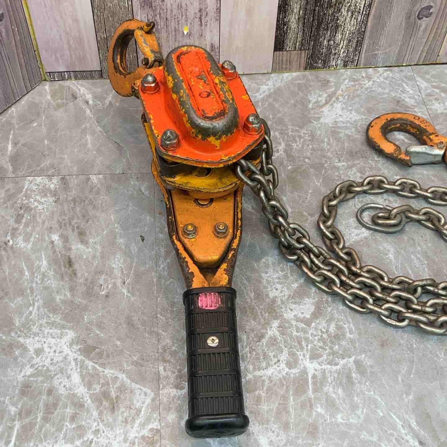 ☆未使用品☆KITO キトー レバーブロック 荷締機 0.8t LB008 チェーン 