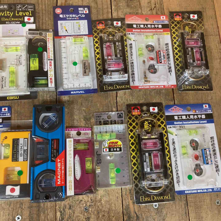 【未使用品】水平器 磁石モデル マグネット付き 20個セット まとめ売り エビスダイヤモンド KOD シンワ等【所沢店】