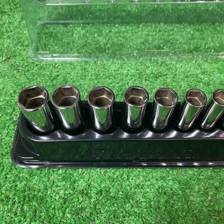 【中古品】▲スナップオン(Snap-on) 1/4 6角ディープソケット12個セット PAKTY314 マグネットホルダー付き【岩槻店】