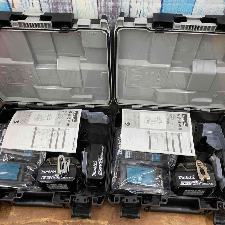 【未使用品】★マキタ(makita) コードレスインパクトドライバー TD173DGXAB 4台セット まとめ売り ブラウン 純正 18V【柏店】