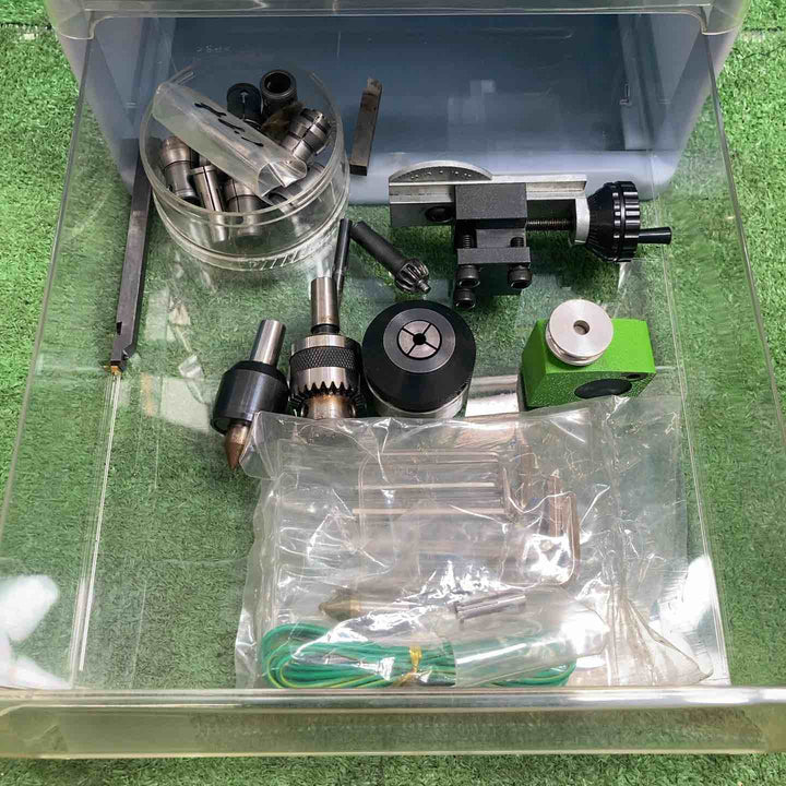 【中古品】◇サカイマシンツール 卓上旋盤 ミニレース ML-210 ★付属品多数有り！！【岩槻店】